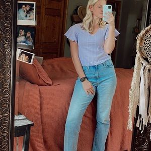 universal thread lilac tee